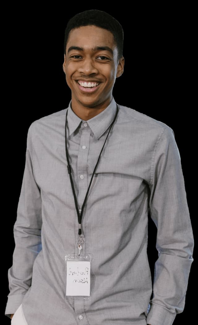 Man showing the reviews of Zen Payments' payment processing